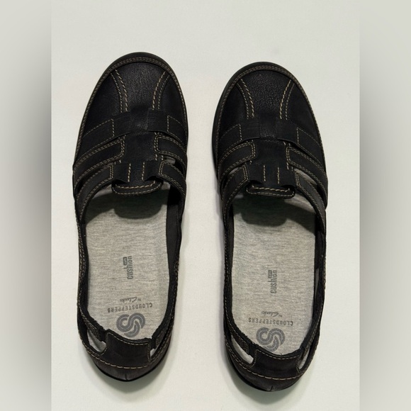 Clarks CLOUDSTEPPERS   Black  Women’s  US 10 - Picture 1 of 5